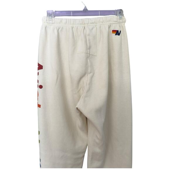 Aviator Nation AV Sweatpant in Vintage White Size S - Picture 10 of 11